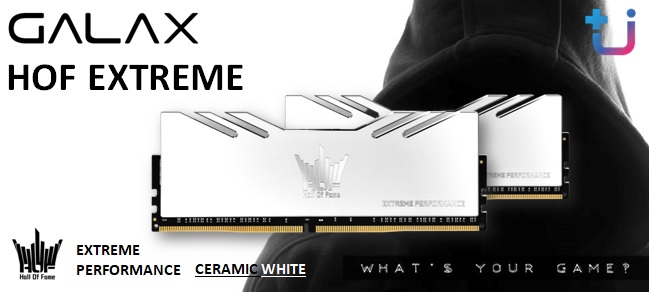 pr galax hof extreme memory สวยมาก All New !! GALAX MEMORY HOF EXTREME DDR4 CERAMIC WHITE สาวก HOF ไม่ควรพลาด !!
