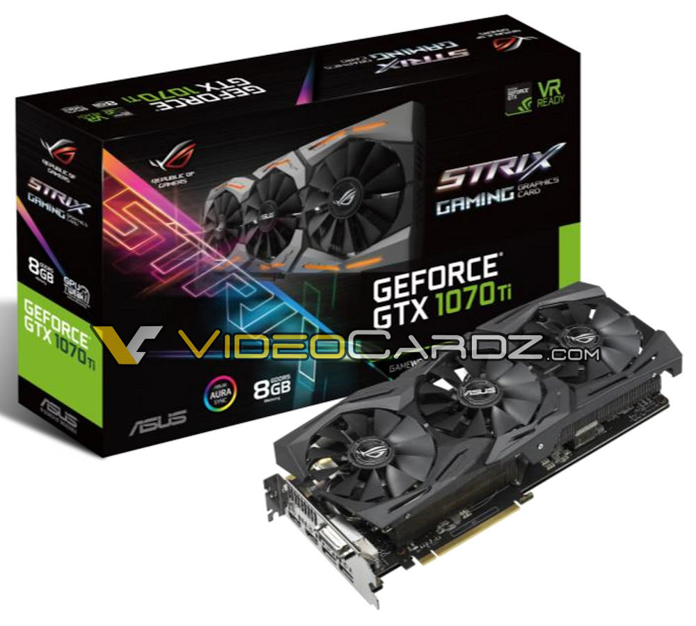 asus strix gtx 1070 ti 1000x900 ชมรูป ASUS ROG STRIX GTX 1070 Ti และรุ่น TURBO ซีรี่ย์ก่อนวางจำหน่ายจริง 