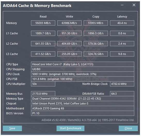 mem ASRock Fatal1ty Z370 Gaming K6 Review