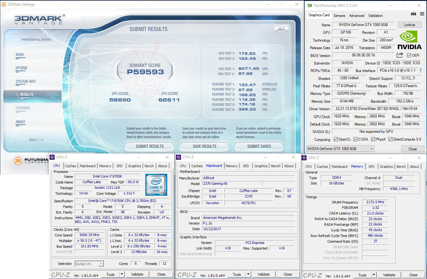 vt ASRock Fatal1ty Z370 Gaming K6 Review