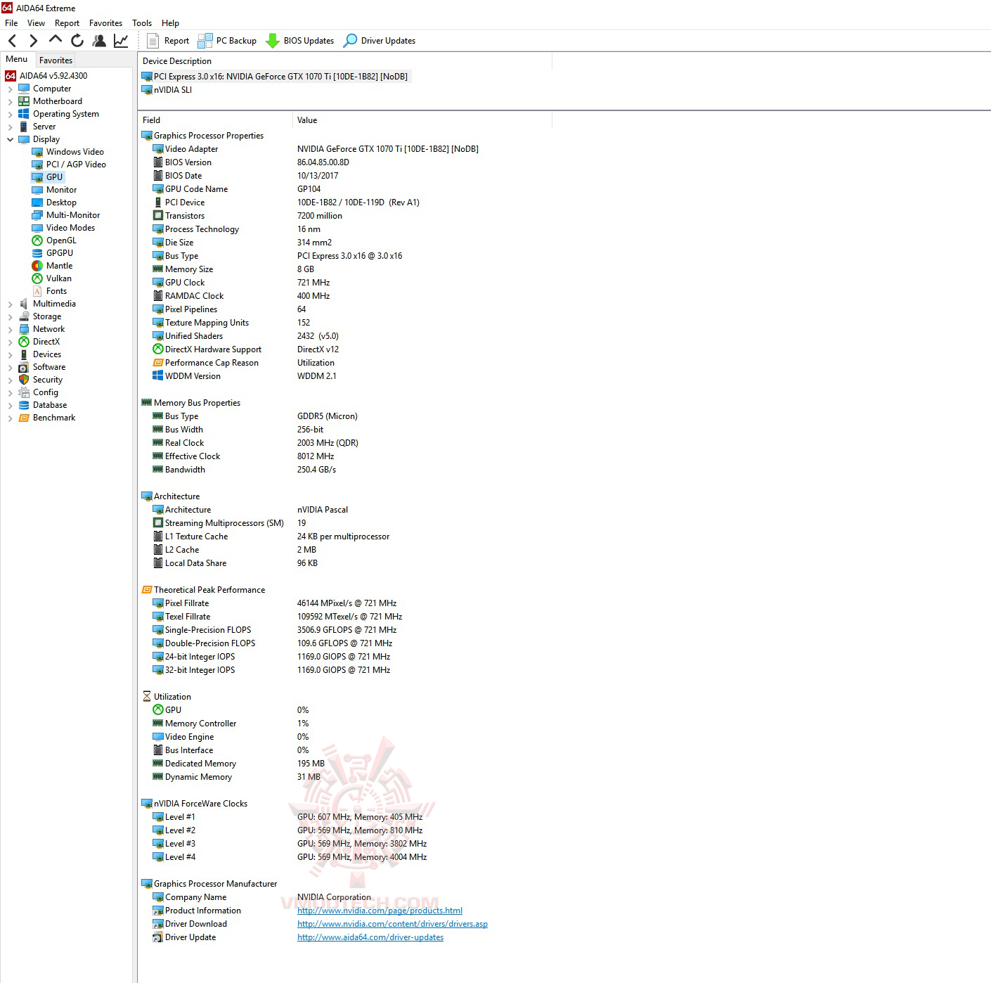 gpu GALAX GTX 1070 Ti EX SNPR WHITE REVIEW 
