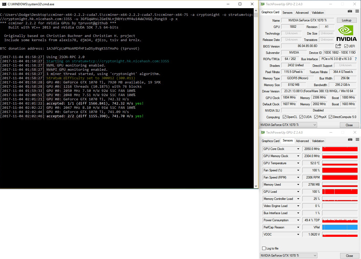 bit oc GALAX GTX 1070 Ti EX SNPR WHITE REVIEW 