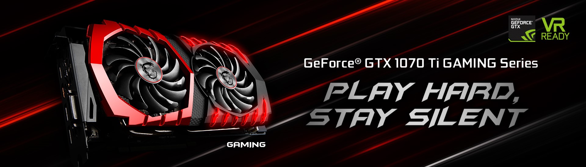 1 MSI เปิดตัวกราฟฟิกการ์ดซีรีย์ GEFORCE GTX 1070 TI รุ่มใหม่ 3รุ่น MSI GeForce GTX 1070 Ti Titanium 8G   GTX 1070 Ti GAMING 8G และ GTX 1070 Ti DUKE 8G ที่มาพร้อมกับชุดระบายความร้อนที่ได้รับการออกแบบมาเป็นพิเศษ
