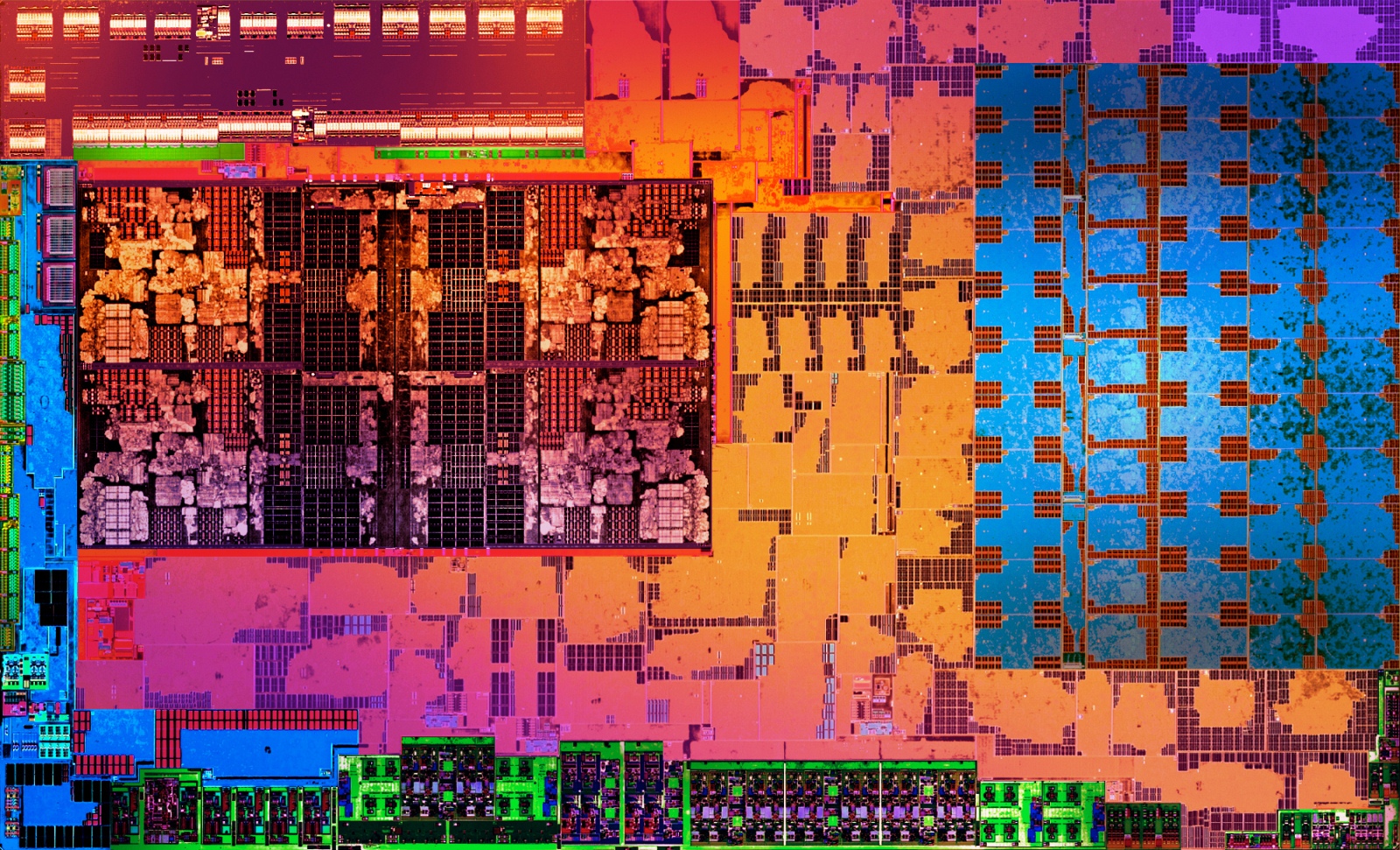 amd ryzen processor with radeon vega graphics die shot AMD เปิดตัว Ryzen Mobile โปรเซสเซอร์ใหม่ที่เป็นขุมพลังสำหรับ Ultrathin Notebook1 ที่เร็วที่สุดในโลก