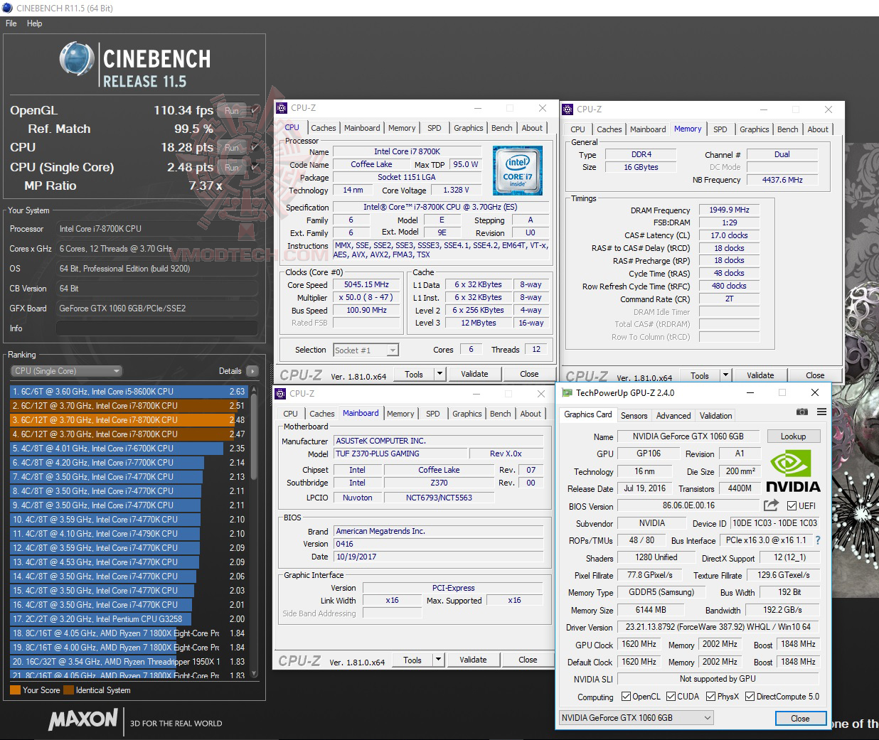 c11 c11 ASUS TUF Z370 PLUS GAMING REVIEW