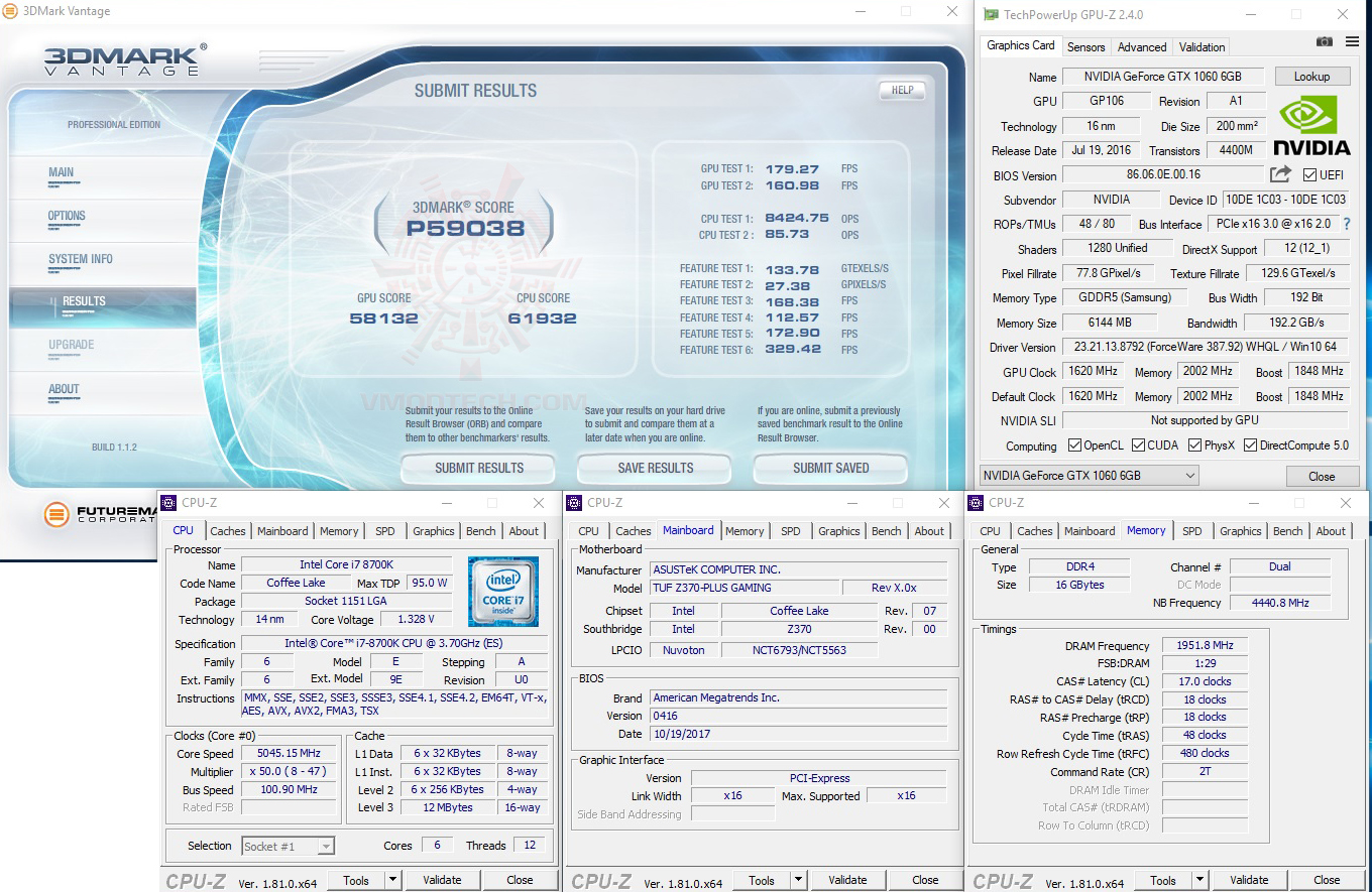 vt vt ASUS TUF Z370 PLUS GAMING REVIEW