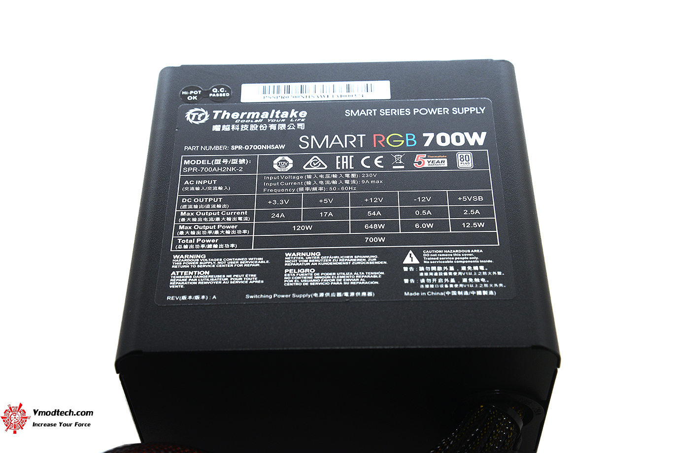 dsc 5406 Thermaltake Smart RGB 700W Review