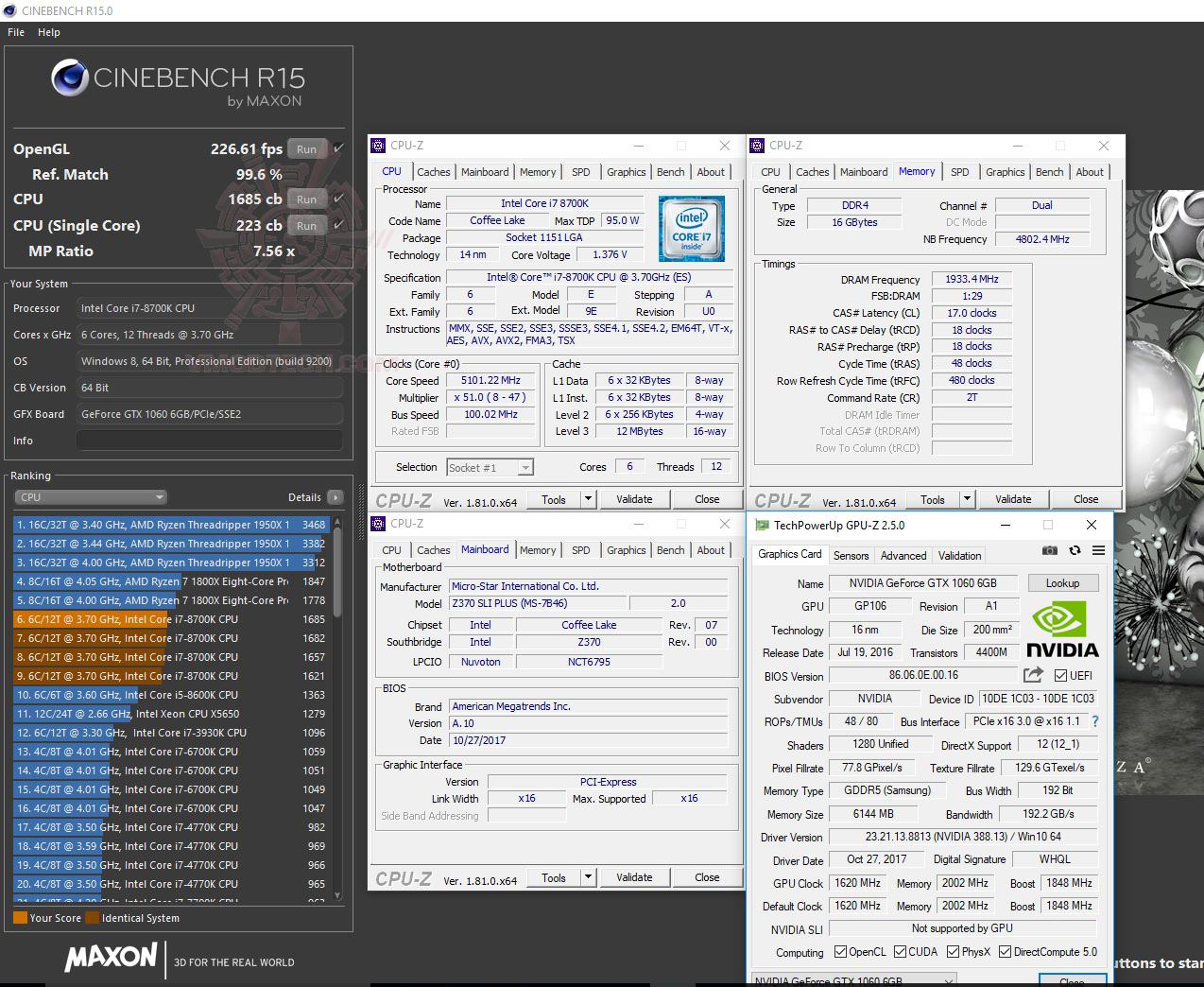 c15 MSI Z370 SLI PLUS REVIEW