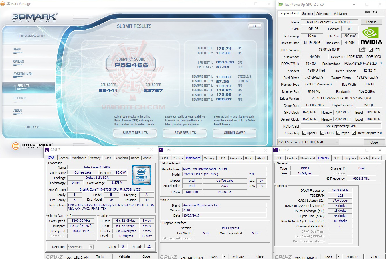 vt MSI Z370 SLI PLUS REVIEW