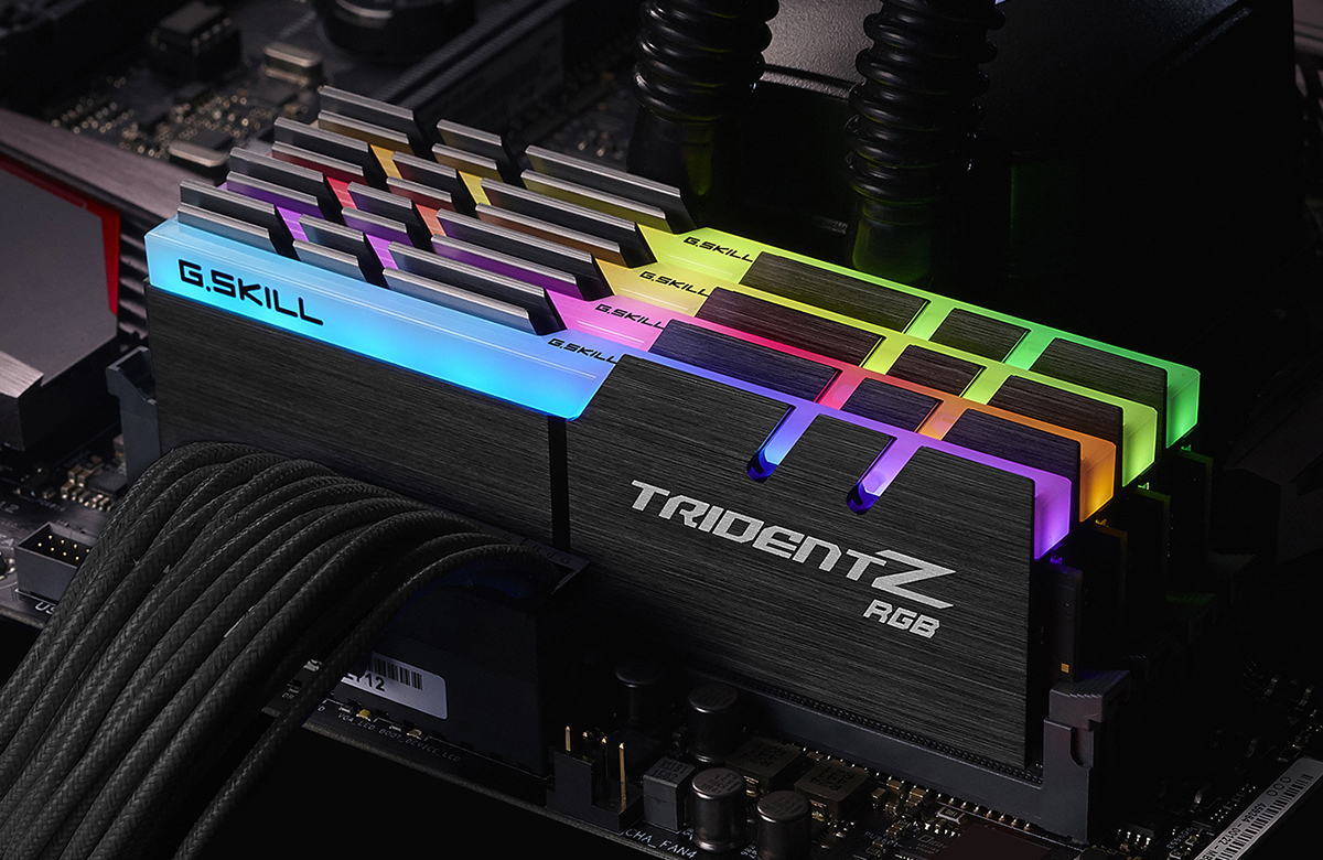 01  trident z rgb G.SKILL เปิดตัวแรม Trident Z RGB รุ่นแรกของโลกที่เน้น CL ต่ำแบบ Ultra Low Latency CL17 DDR4 4266MHz 
