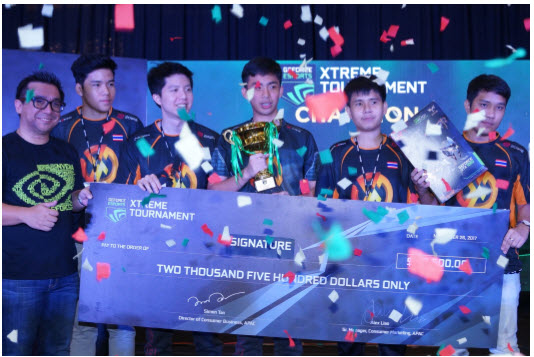 2017 11 27 10 48 01 ทีม Signature ตัวแทนผู้แข่งขันจากประเทศไทยและทีม Next Gen Aorus จากเวียดนามได้รับเกียรติสูงสุดเป็นตัวแทนในงาน GeForce eSports Xtreme Tournament เป็นตัวแทนการแข่งขันเกมส์ CS:GO และ DOTA2 ในภูมิภาคเอเชียตะวันออกเฉียงใต้