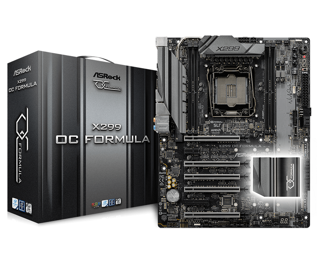 asrock x299 oc formula mb ASRock X299 OC Formula ตอบโจทย์นักโอเวอร์คล็อก ด้วยฟีเจอร์การปรับแต่งในระดับตำนาน