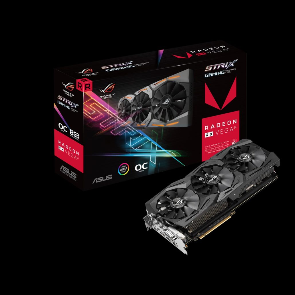 asus rog strix vega 64 10 1030x1030 ค่ายแดงเตรียมพร้อมปล่อย AMD Radeon RX Vega 64 และ 56 ในรุ่น Non Ref. พร้อมวางจำหน่ายแล้ว 3แบรนด์ ASUS , Gigabyte และ PowerColor  