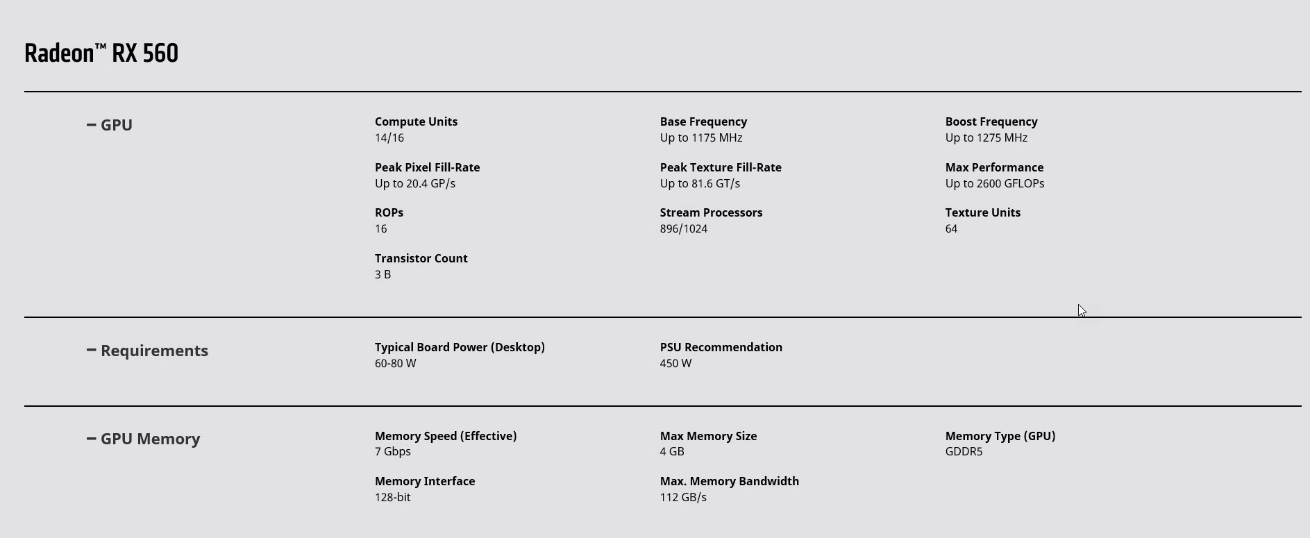2017 12 07 10 35 15 AMD ชี้แจงแล้วขอโทษที่ทำให้เข้าใจผิด โดยสเปควางจำหน่ายมีสองรุ่นคือ RX 560 และ RX 560D ทั้งสองรุ่นที่มีจำนวนคอร์ 896 SP และ 1024 SP นั่นเอง 
