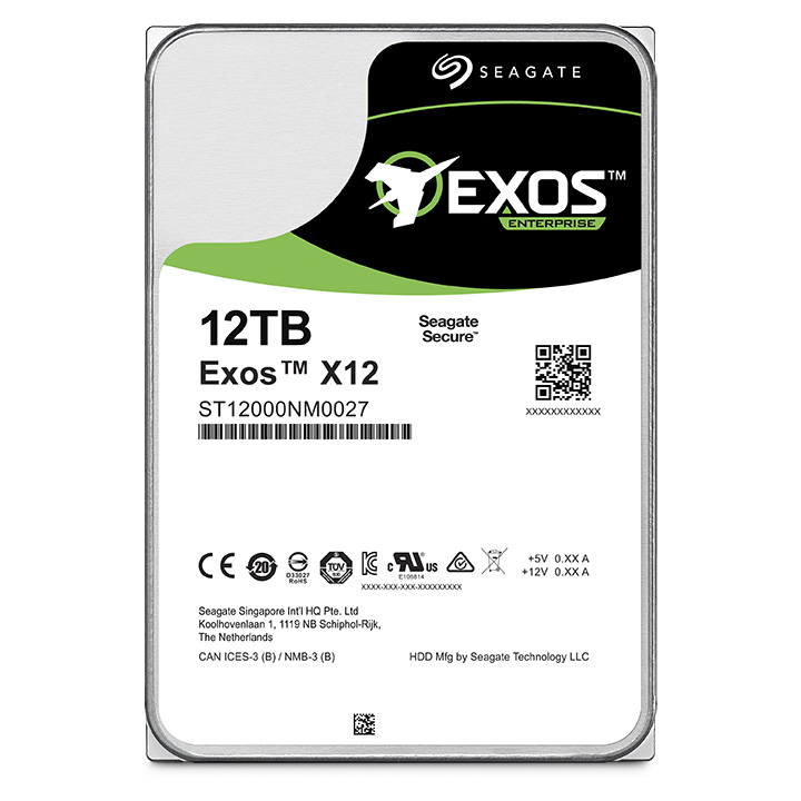 exos x12 mo 12tb nm0027 front lo res Seagate Exos X   Exos E Enterprise and Nytro Enterprise SSDs  
