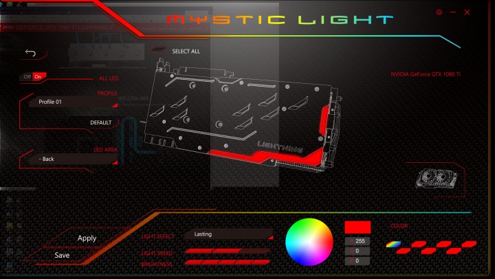 1 1 MSI GeForce GTX 1080 Ti Lightning Z Review