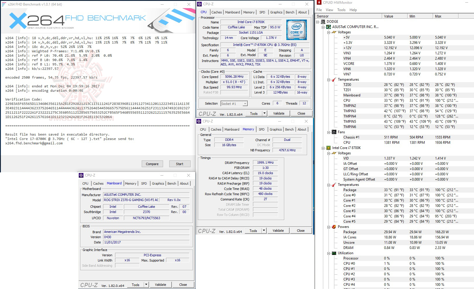 x264 1 ASUS ROG STRIX Z370 G GAMING (WI FI AC) REVIEW