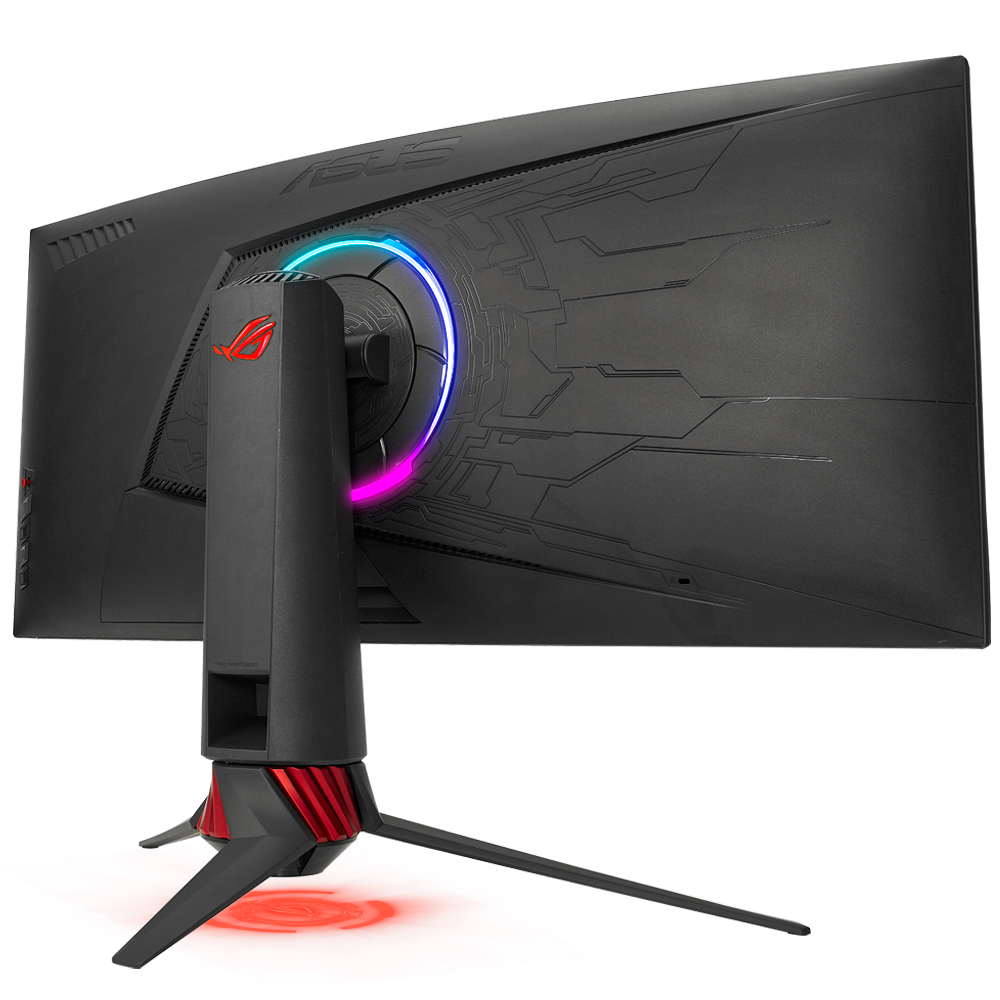 xg35vq_backweb xg35vq backweb ASUS เปิดตัวเกมมิ่งมอนิเตอร์ XG Series ในชื่อรุ่น XG35VQ เกมมิ่งมอนิเตอร์จอโค้งขนาด 35 นิ้วที่มาพร้อมกับอัตรารีเฟรชเรท 100 Hz เทคโนโลยี Extreme Low Motion Blur และเทคโนโลยี Adaptive Sync (Free Sync) เพื่อให้การเล่นเกมส์ที่ลื่นไหลพร้อมทั้งการควบคุมแสงไฟ ASUS AURA SYNC