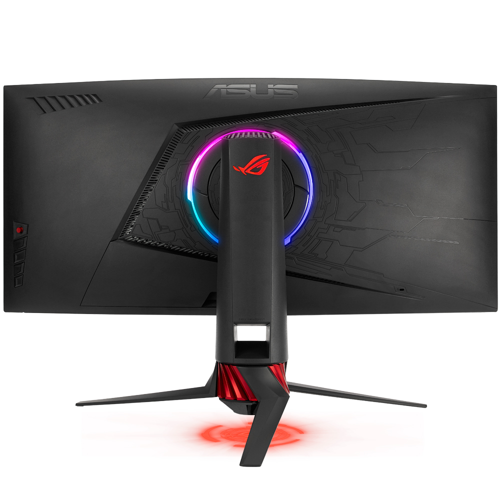 xg35vq_backwebs xg35vq backwebs ASUS เปิดตัวเกมมิ่งมอนิเตอร์ XG Series ในชื่อรุ่น XG35VQ เกมมิ่งมอนิเตอร์จอโค้งขนาด 35 นิ้วที่มาพร้อมกับอัตรารีเฟรชเรท 100 Hz เทคโนโลยี Extreme Low Motion Blur และเทคโนโลยี Adaptive Sync (Free Sync) เพื่อให้การเล่นเกมส์ที่ลื่นไหลพร้อมทั้งการควบคุมแสงไฟ ASUS AURA SYNC