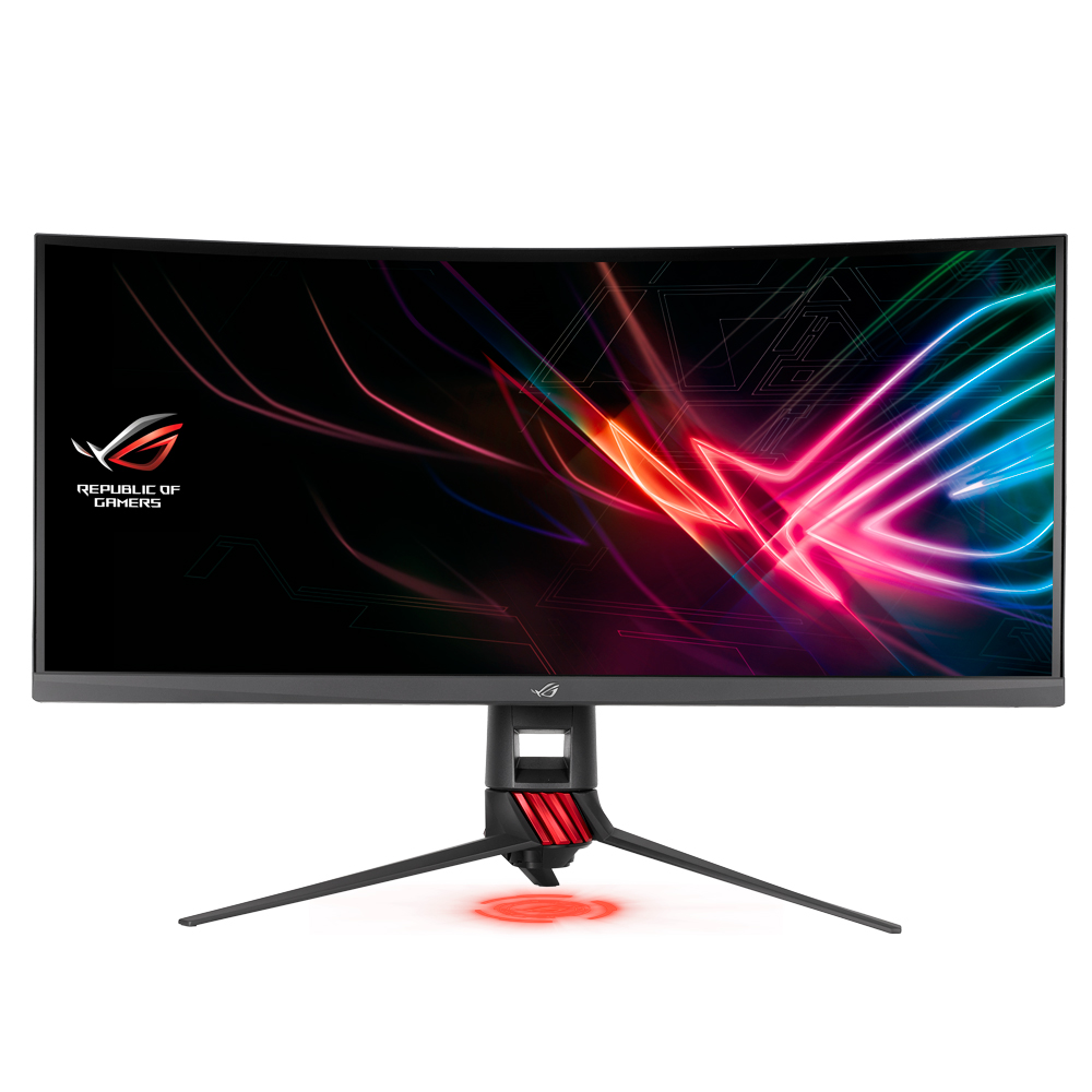 xg35vq_frontweb xg35vq frontweb ASUS เปิดตัวเกมมิ่งมอนิเตอร์ XG Series ในชื่อรุ่น XG35VQ เกมมิ่งมอนิเตอร์จอโค้งขนาด 35 นิ้วที่มาพร้อมกับอัตรารีเฟรชเรท 100 Hz เทคโนโลยี Extreme Low Motion Blur และเทคโนโลยี Adaptive Sync (Free Sync) เพื่อให้การเล่นเกมส์ที่ลื่นไหลพร้อมทั้งการควบคุมแสงไฟ ASUS AURA SYNC