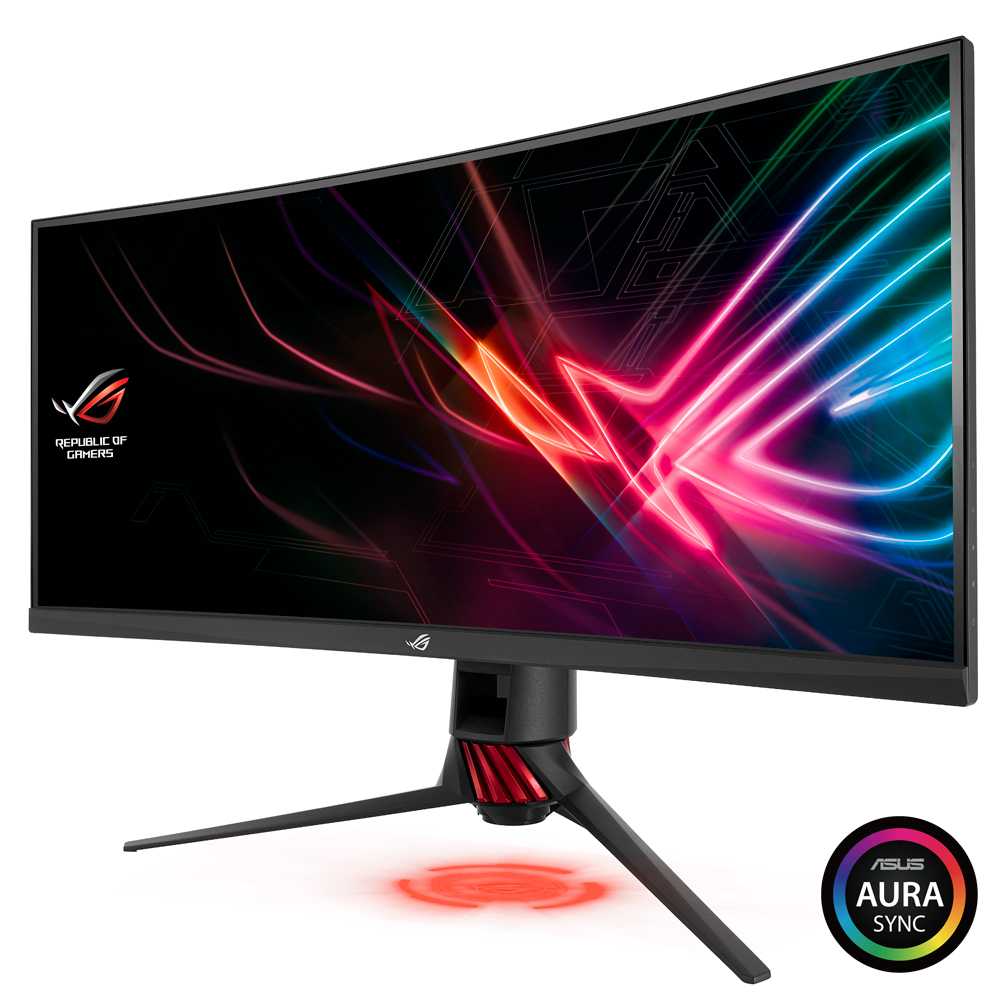 xg35vq_mainweb xg35vq mainweb ASUS เปิดตัวเกมมิ่งมอนิเตอร์ XG Series ในชื่อรุ่น XG35VQ เกมมิ่งมอนิเตอร์จอโค้งขนาด 35 นิ้วที่มาพร้อมกับอัตรารีเฟรชเรท 100 Hz เทคโนโลยี Extreme Low Motion Blur และเทคโนโลยี Adaptive Sync (Free Sync) เพื่อให้การเล่นเกมส์ที่ลื่นไหลพร้อมทั้งการควบคุมแสงไฟ ASUS AURA SYNC