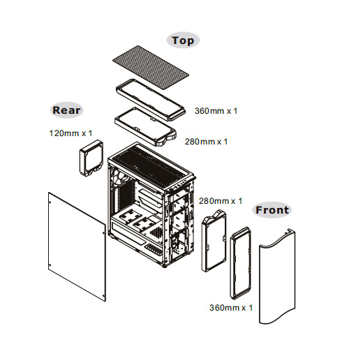 pic8 Thermaltake เปิดตัวเคสรุ่นใหม่ล่าสุด Thermaltake New View 22 Tempered Glass Edition Mid Tower Chassis กับดีไซน์ที่โค้งมนอันทรงประสิทธิภาพ