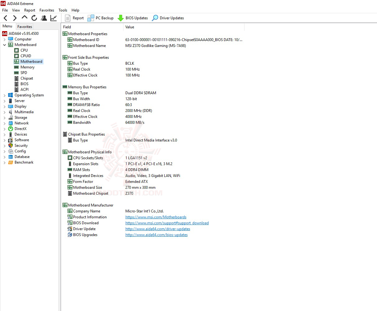 mb MSI Z370 GODLIKE GAMING REVIEW