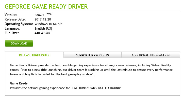 2017 12 25 10 24 14 Nvidia อาจจะยุติให้บริการไดร์เวอร์การ์ดจอในรุ่น 32 bit 