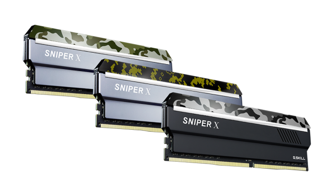 image001 G.SKILL เปิดตัวแรมรุ่นใหม่ล่าสุด Sniper X DDR4 Memory Series แนวลายพรางชุดเฉียบเพื่อคอเกมส์มิ่งและผู้ใช้งานทั่วไประดับมืออาชีพโดยเฉพาะ