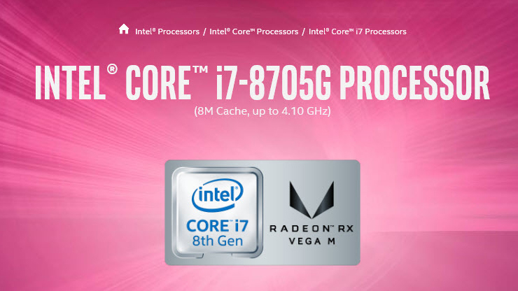 core i7 8705g หลุดมาแล้ว!!! ผลทดสอบคะแนนซีพียู Intel Core i7 8705G กับการ์ดจอ Radeon RX Vega M GL 4GB HBM ใหม่ล่าสุดแรงแซง GeForce MX150 สบายๆ 