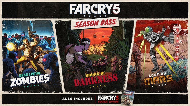 uw1oexqtn5hbbd8z Far Cry 5 มาแปลกเตรียมใส่ภาคเสริมมีทั้งบุกลุยซอมบี้ บุกลุยป่า บุกดาวอังคาร ในส่วนของ Season Pass : Zombies, Forests และ Mars  