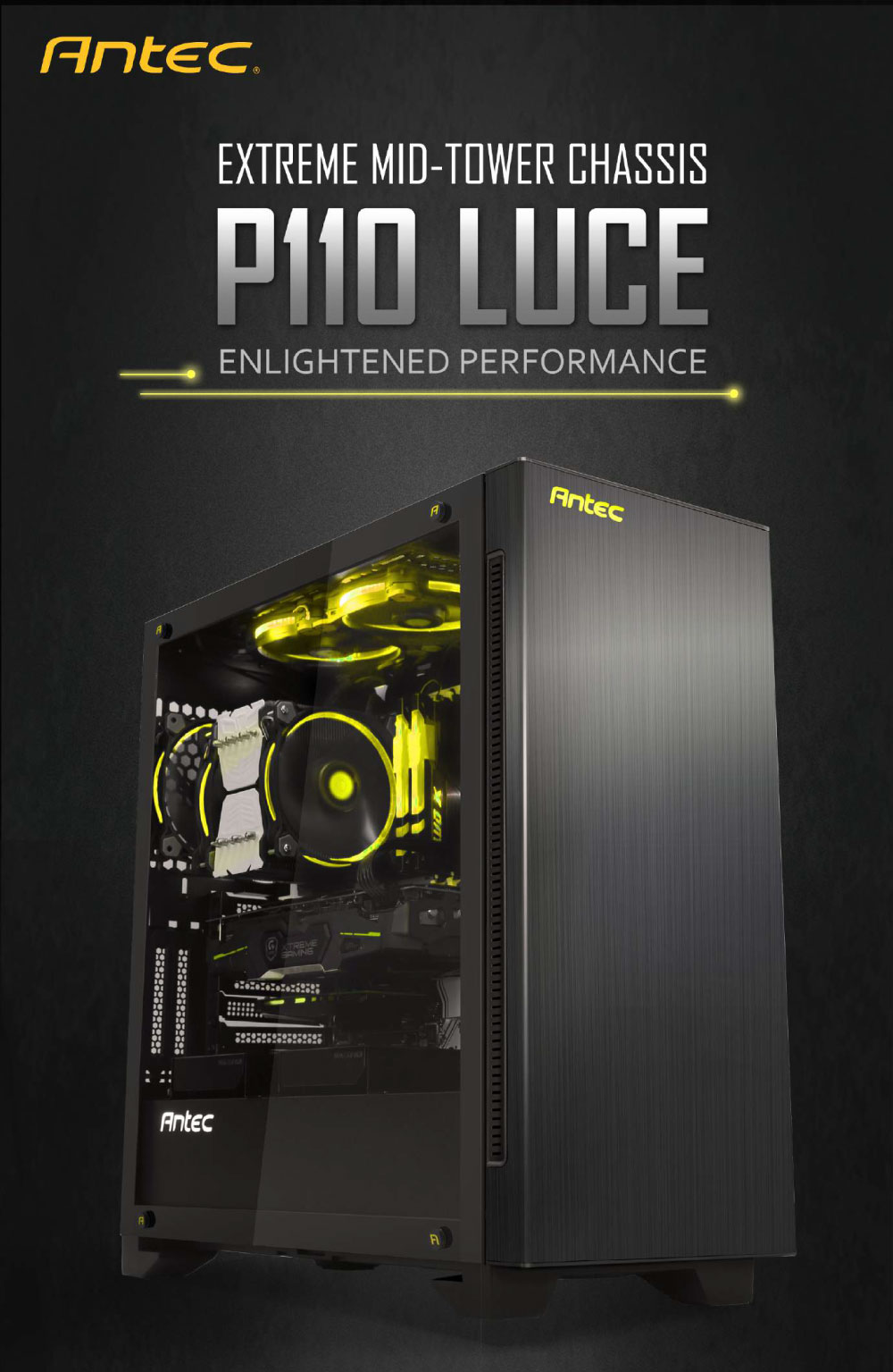 p110 luce 1 เข้าไทยแล้ว !! Antec P110 LUCE : Extreme Mid Tower ภายในกว้าง ใหญ่ มีไฟ ฝาข้าง TG ฟังก์ชั่นพิเศษมากมาย คุ้มเกินราคาแน่นอน !!