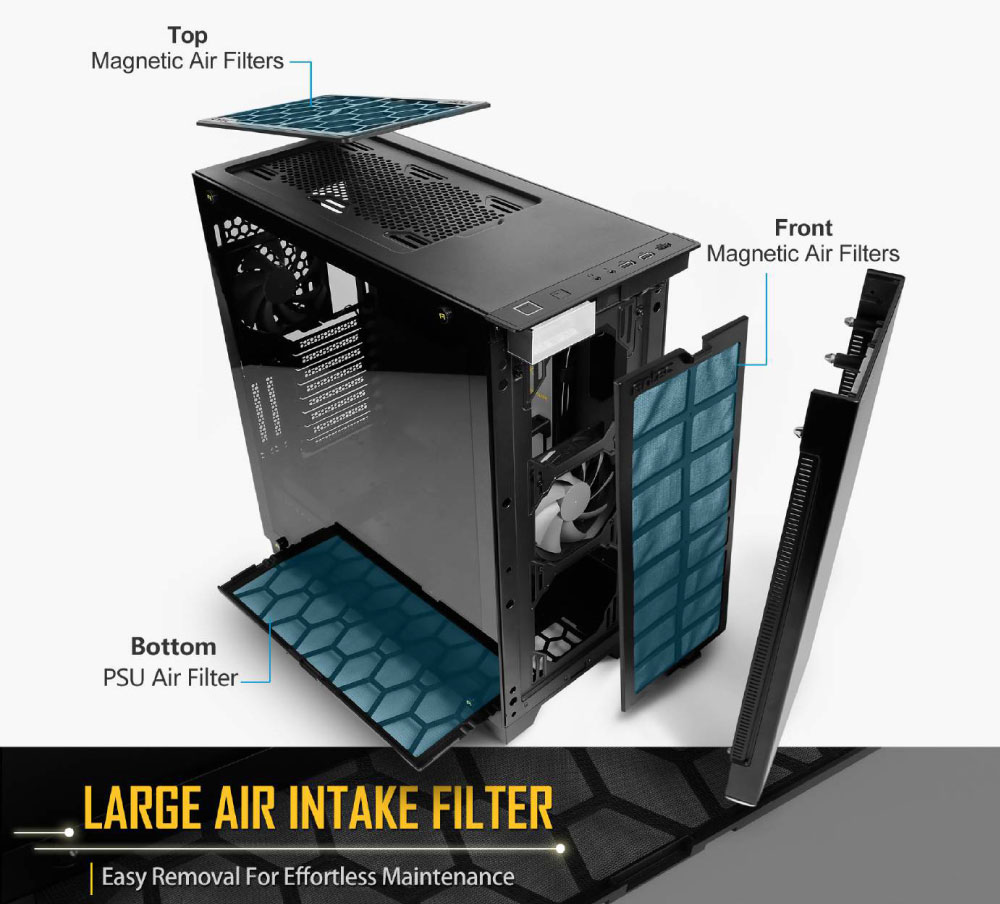 p110 luce 17 เข้าไทยแล้ว !! Antec P110 LUCE : Extreme Mid Tower ภายในกว้าง ใหญ่ มีไฟ ฝาข้าง TG ฟังก์ชั่นพิเศษมากมาย คุ้มเกินราคาแน่นอน !!