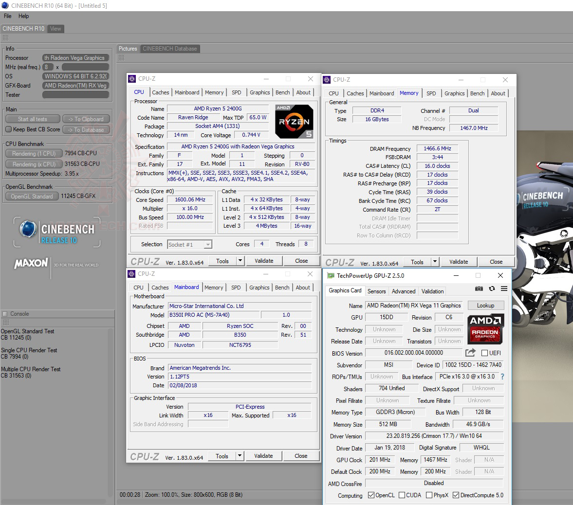 c101 AMD RYZEN 5 2400G RAVEN RIDGE PROCESSOR REVIEW