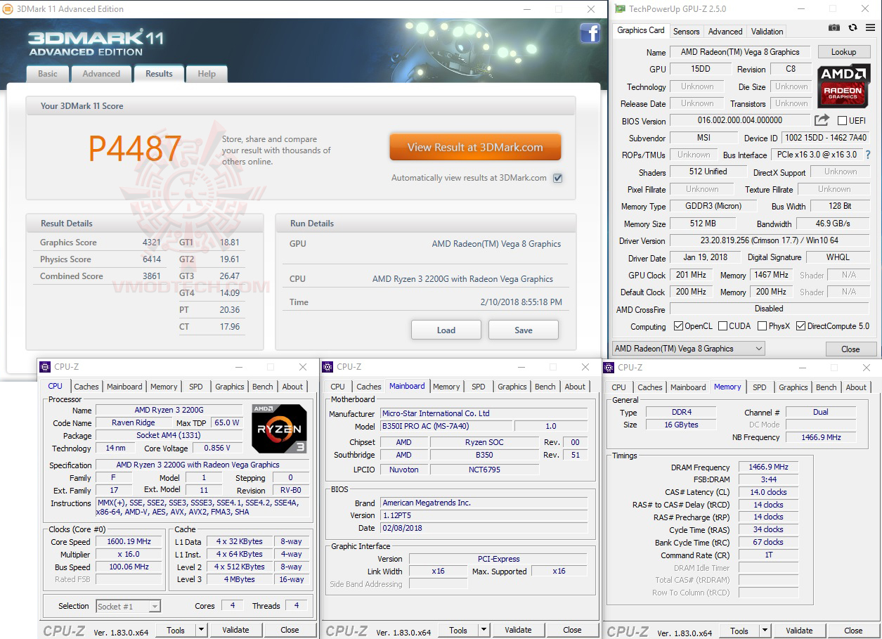 11 AMD RYZEN 3 2200G RAVEN RIDGE PROCESSOR REVIEW