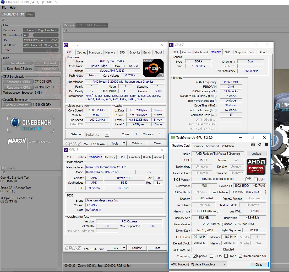 c10 AMD RYZEN 3 2200G RAVEN RIDGE PROCESSOR REVIEW