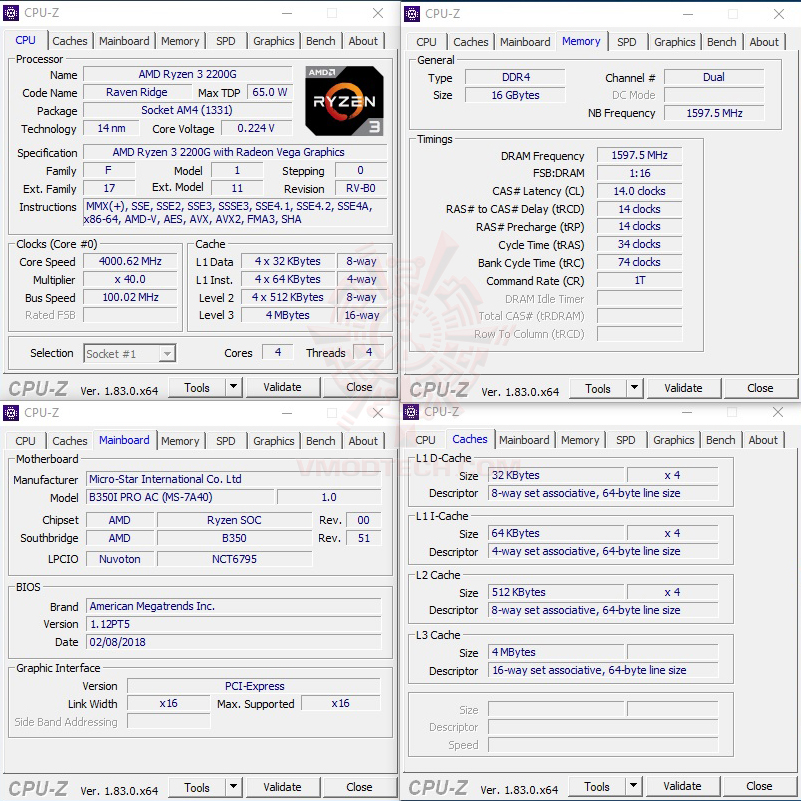 cpu oc AMD RYZEN 3 2200G RAVEN RIDGE PROCESSOR REVIEW