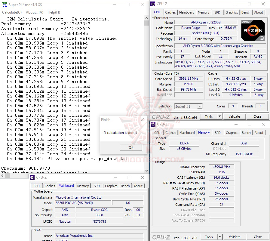s32 oc AMD RYZEN 3 2200G RAVEN RIDGE PROCESSOR REVIEW