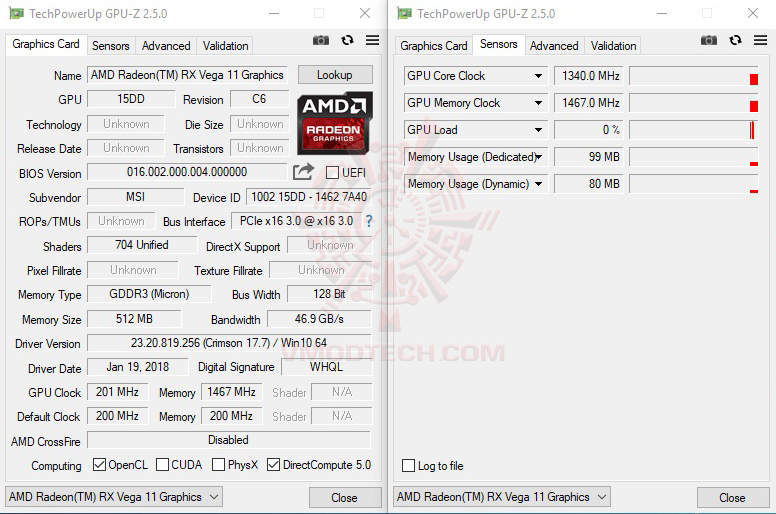 gpuz oc AMD RYZEN 5 2400G RAVEN RIDGE PROCESSOR REVIEW