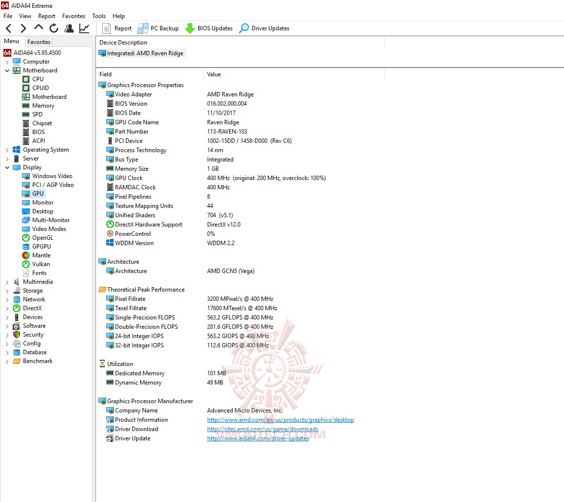 vga AMD RYZEN5 2400G WITH GIGABYTE AX370 GAMING 5 REVIEW 