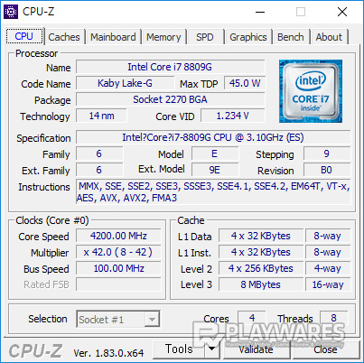 intel hades canyon nuc intel core i7 8809g amd radeon rx vega m gh info 1 หลุดผลทดสอบ Benchmark ซีพียู Intel Core i7 8809G CPU กับกราฟฟิก Radeon RX Vega M GPU ที่กดคะแนน Fire Strike ทะลุ 10147คะแนนกันเลยทีเดียว!!