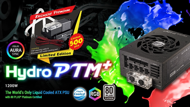 hydro_ptm__1200w_06 hydro ptm 1200w 06 Hydro PTM พาวเวอร์ซัพพลาย 1200 วัตต์ จาก FSP ที่มาพร้อมกับระบบระบายความร้อนด้วยน้ำจาก Bitspower