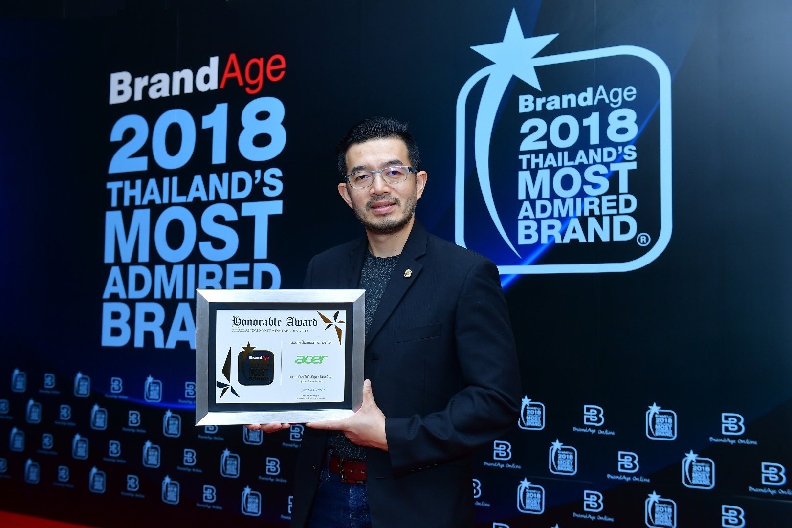 arr 0134 re2 เอเซอร์ ตอกย้ำแบรนด์ที่ได้รับความไว้วางใจจากผู้บริโภค คว้ารางวัล “Thailand’s Most Admired Brand 2018” ติดต่อกันเป็นปีที่ 8