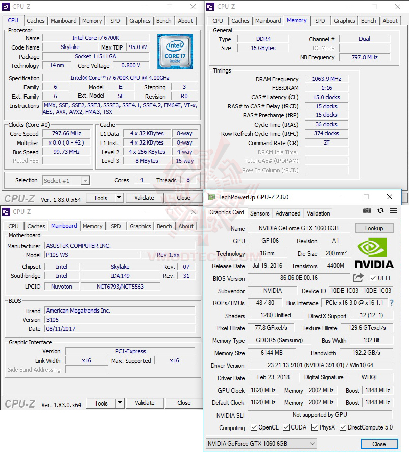 cpuid ASUS P10S WS Workstation Motherboard Review 