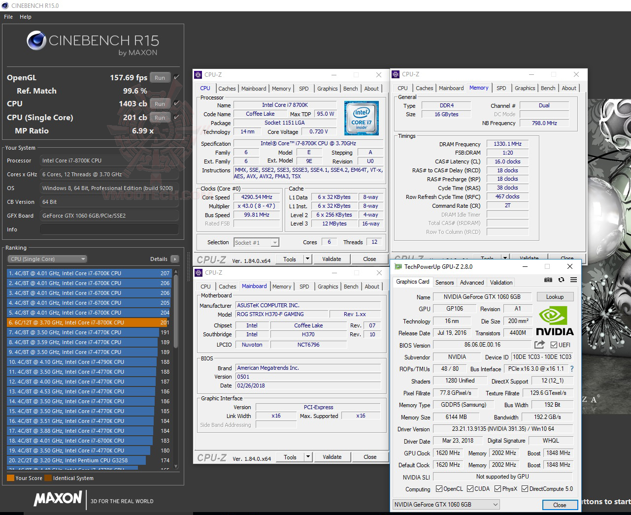 c15 ASUS ROG STRIX H370 F GAMING REVIEW