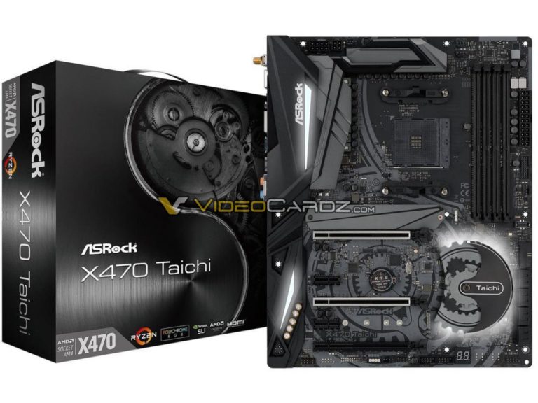 asrock-x470-taichi-1-768x576 asrock x470 taichi 1 768x576 ASRock ก็มา!! เปิดเผยรูปเมนบอร์ด X470 ที่พร้อมรองรับซีพียู RYZEN 2000ซีรี่ย์ ที่จะเปิดตัวเร็วๆนี้!!!
