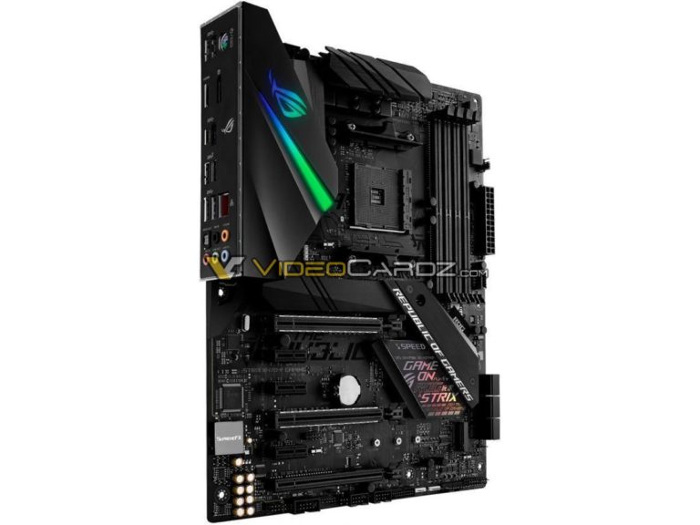 asus x470 f rog strix gaming 1 768x576 ASUS เผยโฉมเมนบอร์ด X470 สุดสวยพร้อมรองรับซีพียู AMD RYZEN 2000ซีรี่ย์ ที่จะเปิดตัวเร็วๆนี้ !!!
