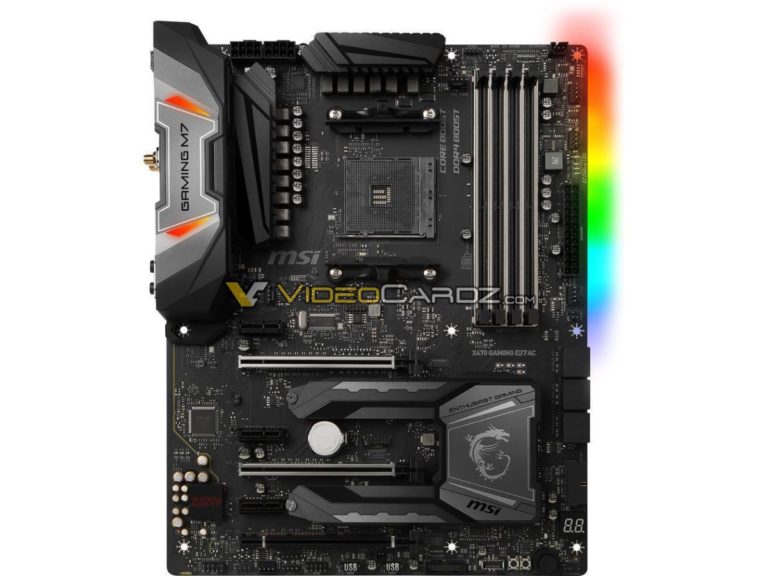msi x470 gaming m7 ac 2 1 768x576 MSI เผยโฉมเมนบอร์ด X470 ใหม่ล่าสุดพร้อมรองรับซีพียู AMD RYZEN 2000ซีรี่ย์ ที่จะเปิดตัวเร็วๆนี้ !!!