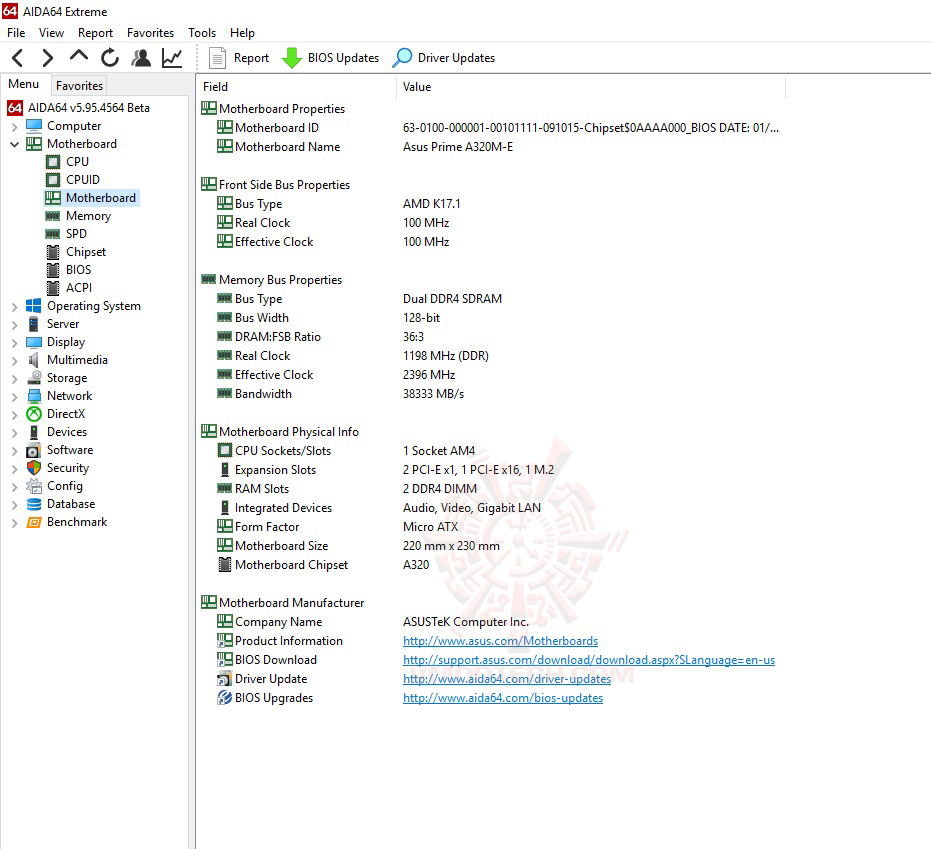 mb ASUS PRIME A320M E REVIEW