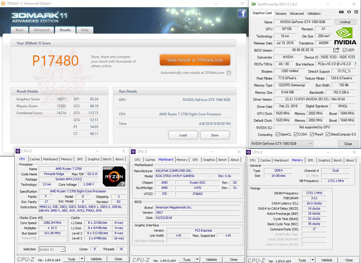 11 oc AMD RYZEN 7 2700 PROCESSOR REVIEW 
